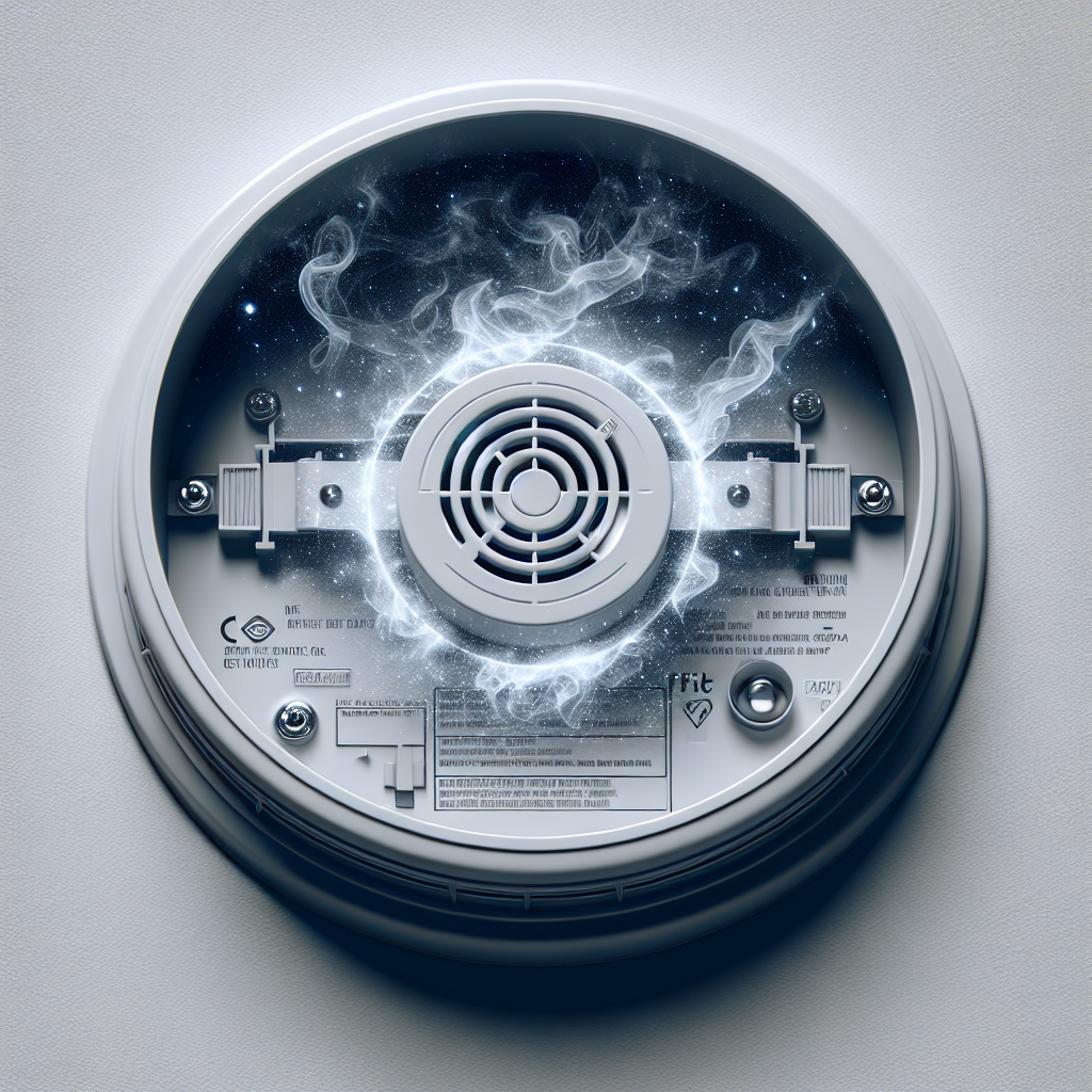 Tekoälyn luoma taiteellinen näkemys palovaroittimesta